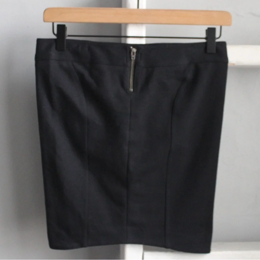 Helmut Lang Women's Black Cocoon Mini Seam Skirt Size Small NWT